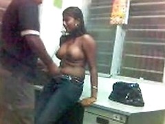 Indiana Beauty Is Wildly Fucking On The Counter With Her Any Porn